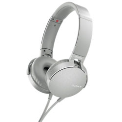 Sony MDR-XB550AP Extra Bass On-Ear Headphones with Mic/Remote White